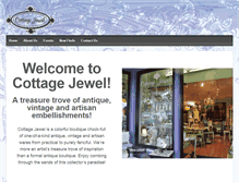 Tablet Screenshot of cottagejewel.com